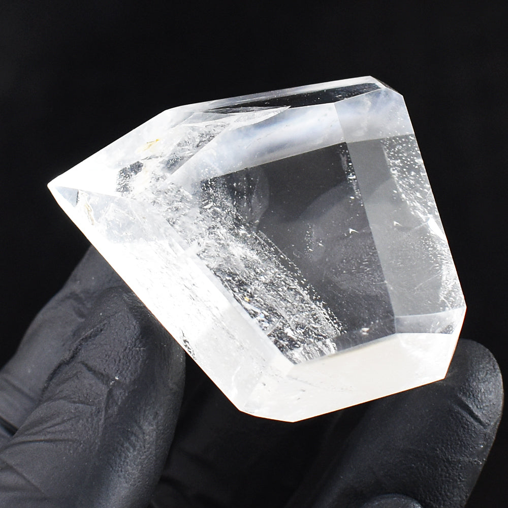 Amazing 260.00 Cts Genuine White Quartz Crystal Specimen Free Form Point