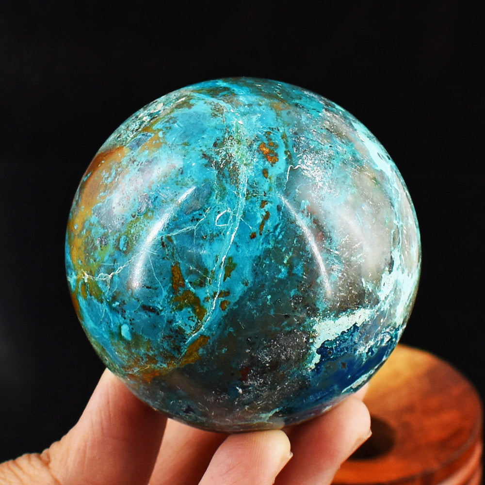 Gorgeous 1431.00 Cts Genuine Shattuckite Crystal Specimen Healing Gemstone Sphere