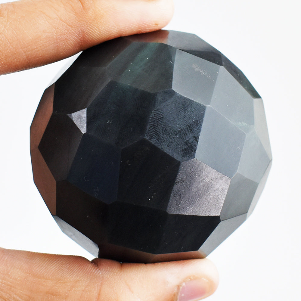 Exclusive 1049.00 Cts Genuine Spinel Faceted Crystal Specimen Healing Gemstone Sphere