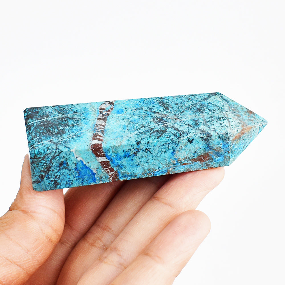 Beautiful 261.00 Cts Genuine Shattuckite Crystal Specimen Gemstone Healing Point