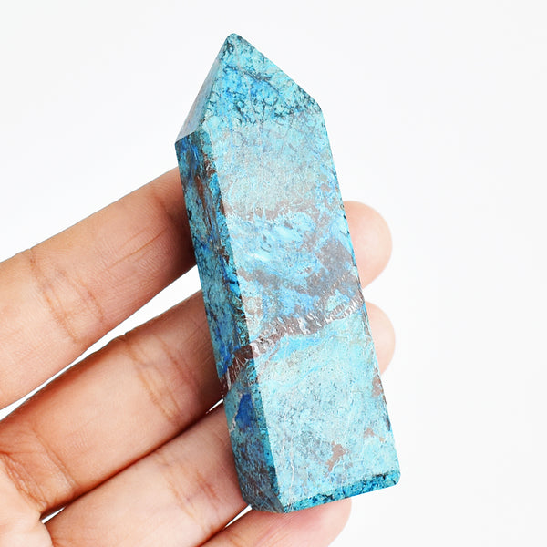 Beautiful 261.00 Cts Genuine Shattuckite Crystal Specimen Gemstone Healing Point