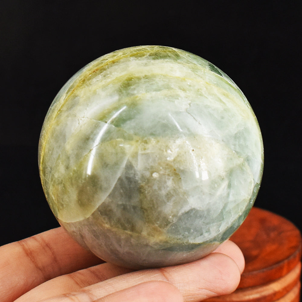 Exclusive 1376.00 Cts Genuine Aquamarine Crystal Specimen Gemstone Healing Sphere