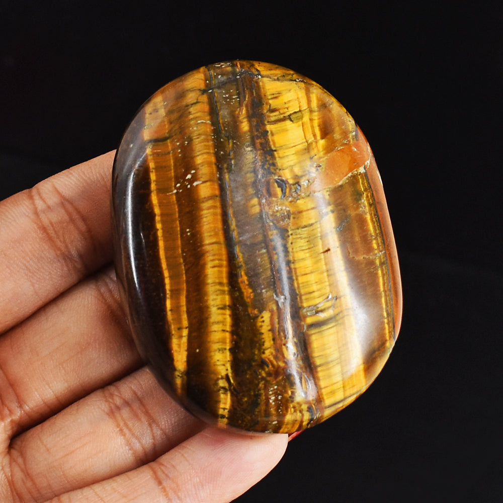 Exclusive 431.00 Carats  Genuine  Golden  Tiger Eye  Hand  Carved  Crystal  Healing  Cabochon