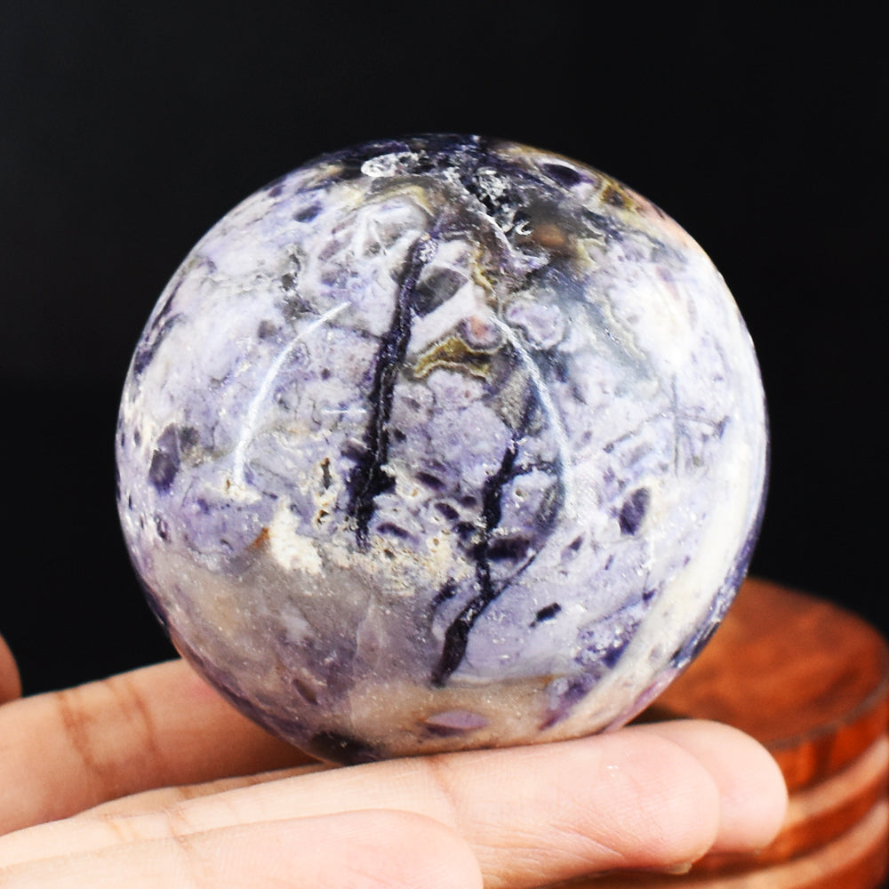 Beautiful 1150.00 Cts Genuine Tiffany Fluorite Crystal Specimen Gemstone Healing Sphere