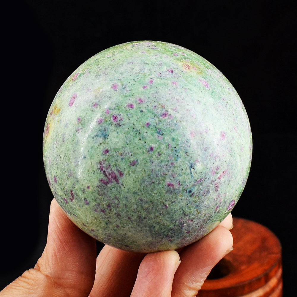 Pink In Ruby Fuchsite 2055.00 Cts Genuine Crystal Specimen Gemstone Healing Sphere