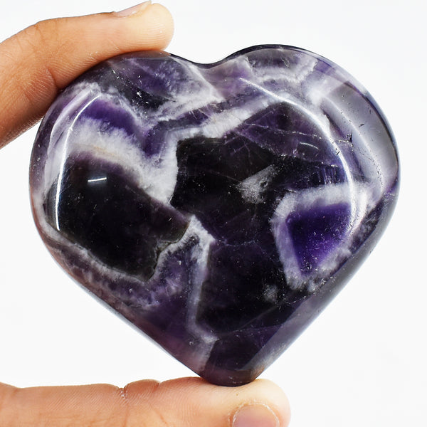 Exclusive 741.00 Cts Genuine Amethyst Crystal Specimen Gemstone Healing Heart