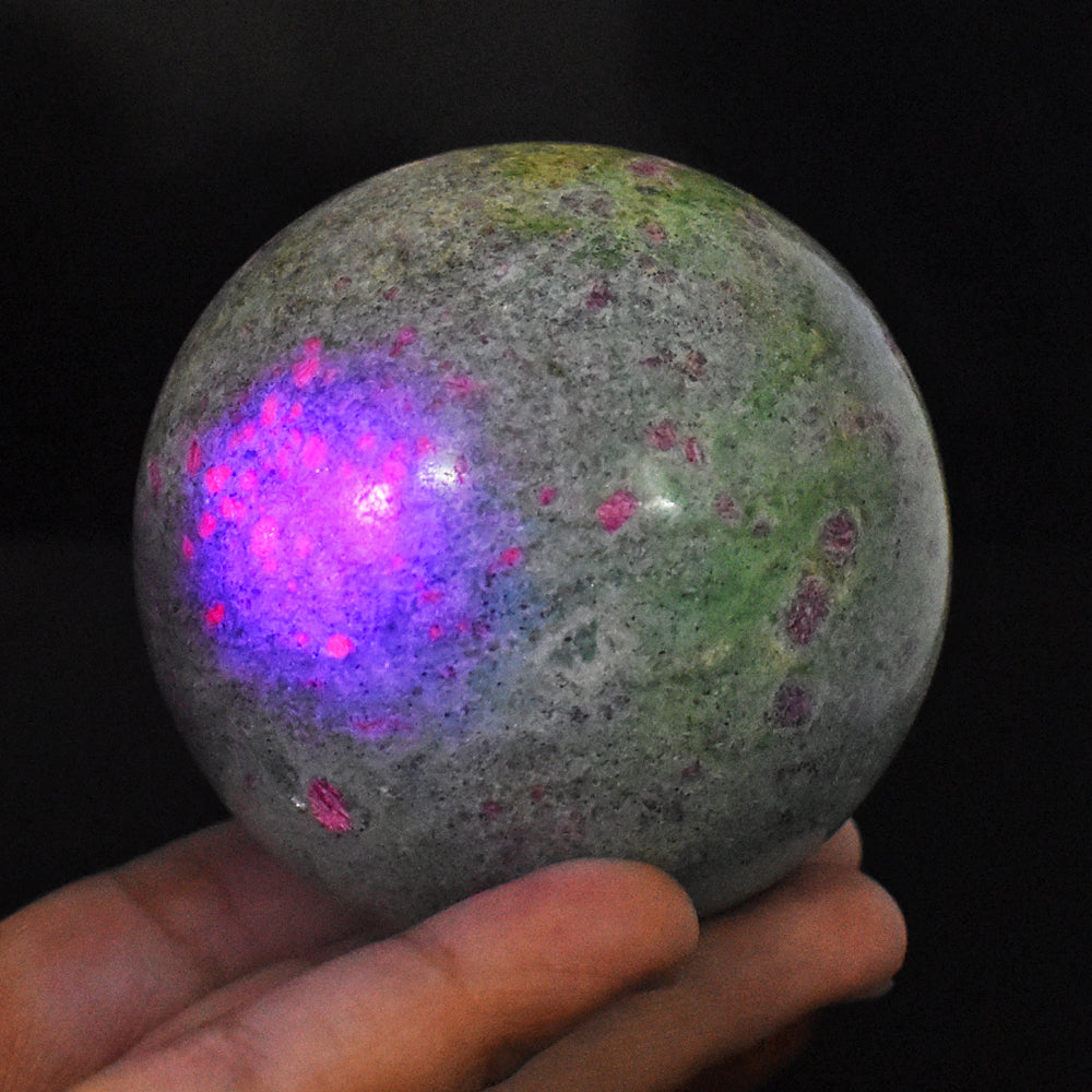 Pink In Ruby Fuchsite 2055.00 Cts Genuine Crystal Specimen Gemstone Healing Sphere