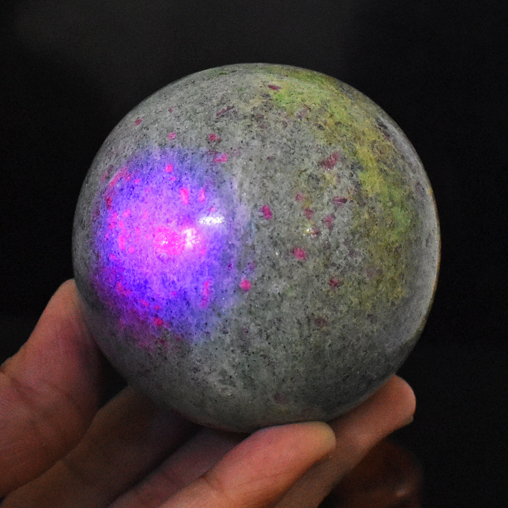 Pink In Ruby Fuchsite 2055.00 Cts Genuine Crystal Specimen Gemstone Healing Sphere