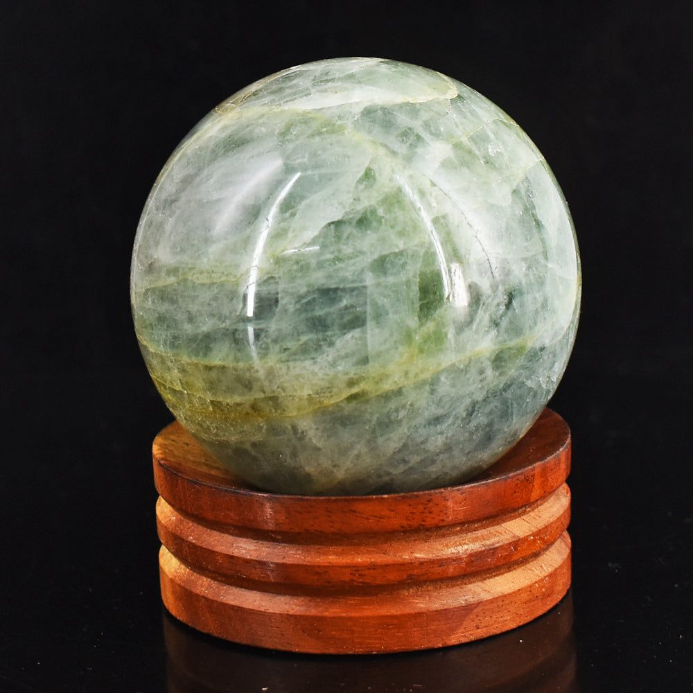 Exclusive 1376.00 Cts Genuine Aquamarine Crystal Specimen Gemstone Healing Sphere