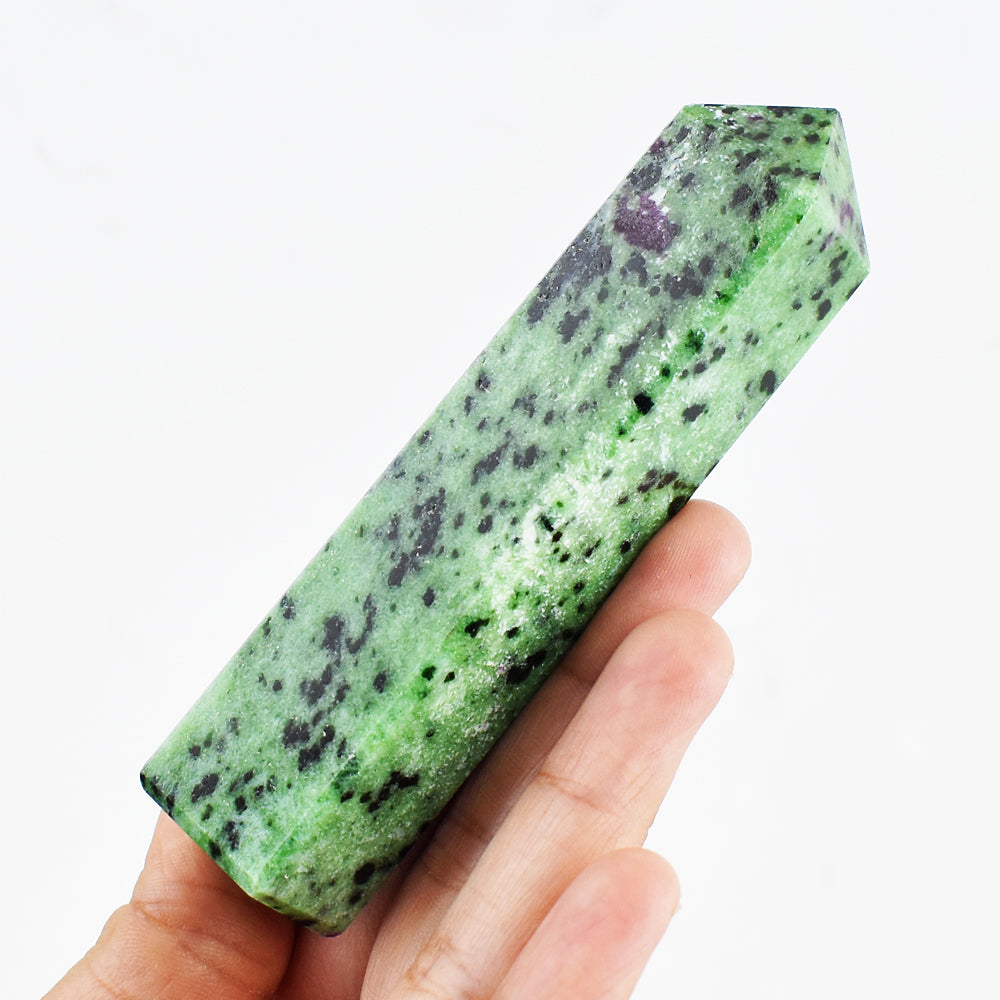 Awesome 679.00 Cts Genuine Ruby Zoisite Crystal Specimen Gemstone Healing Tower