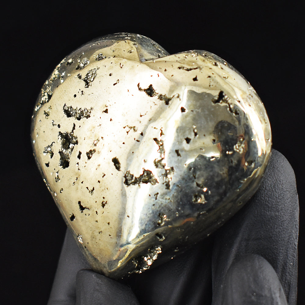 Gorgeous 650.00 Cts Genuine Pyrite Druzy Crystal Specimen Gemstone Healing Heart