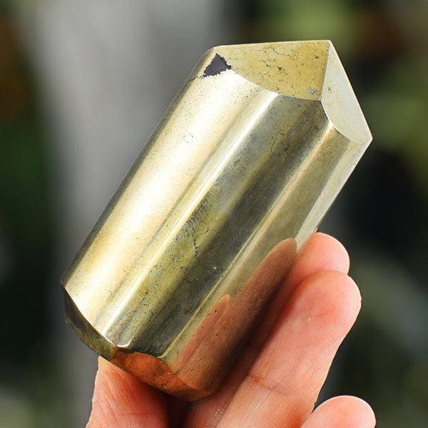 Amazing 1129.00 Cts Genuine Pyrite Free Form Crystal Specimen Gemstone Point