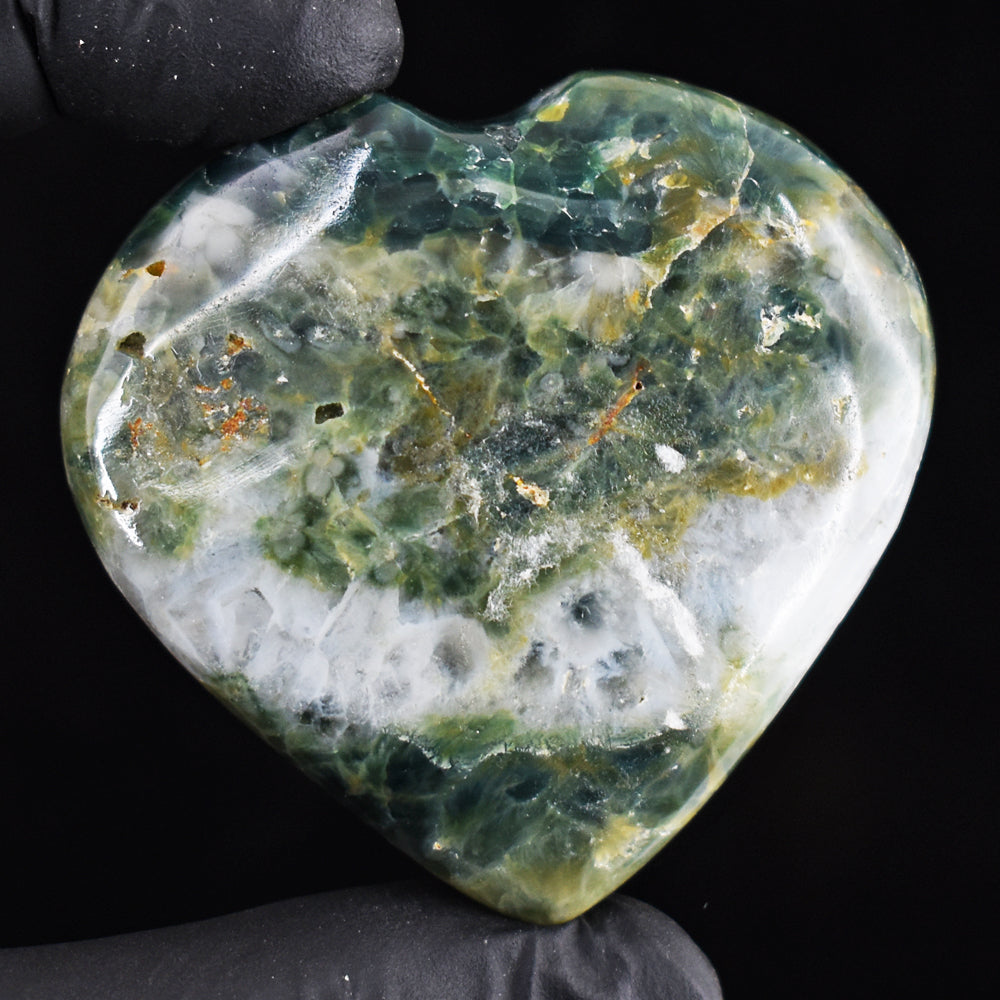 Beautiful 376.00 Cts Genuine Ocean Jasper Crystal Specimen Gemstone Healing Heart