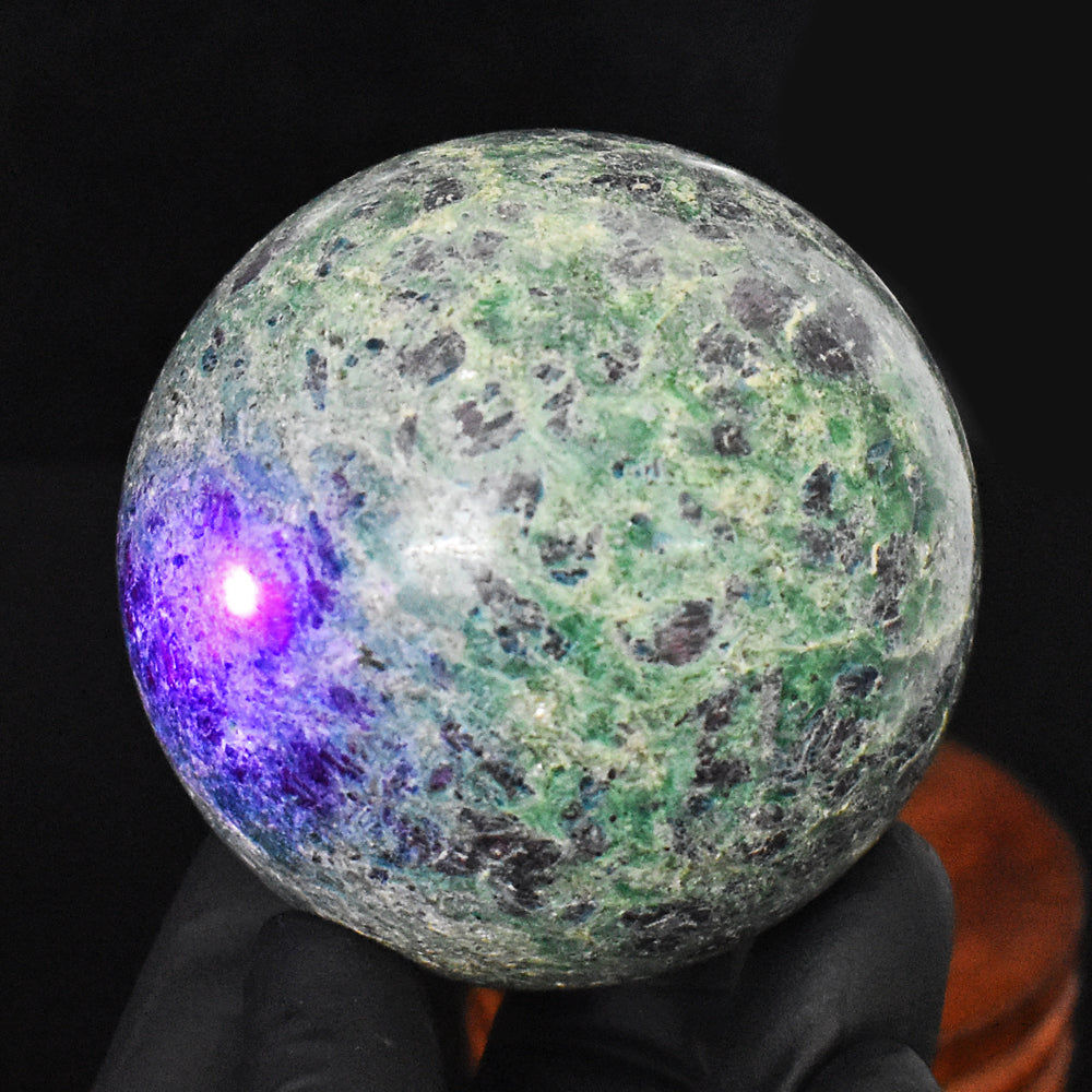 Exclusive 1897.00 Cts Genuine Pink In Ruby Fuchsite Crystal Specimen Healing Gemstone Sphere