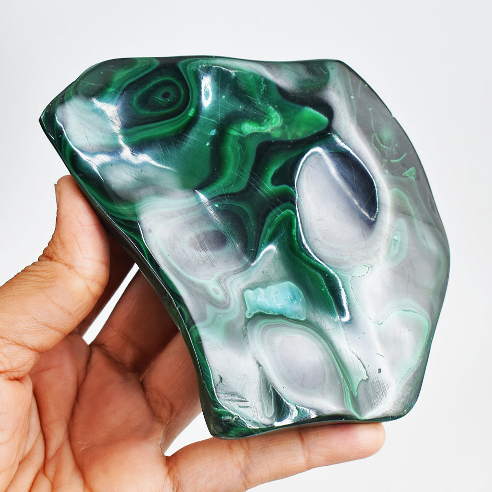 Natural 1965.00 Cts Genuine Malachite Crystal Specimen Free Form Healing Gemstone