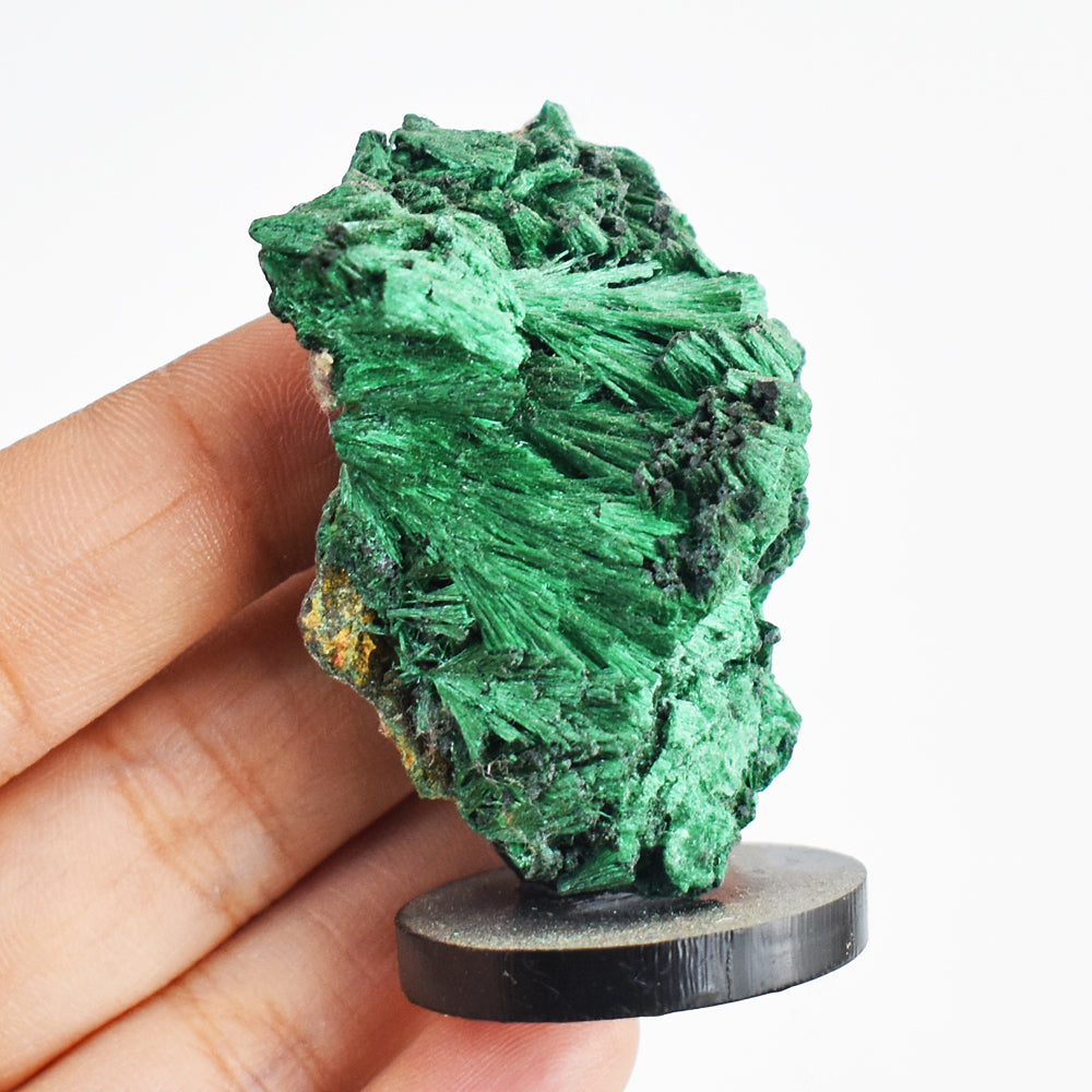 Excellent 199.00 Cts Genuine Malachite Druzy Crystal Specimen Gemstone