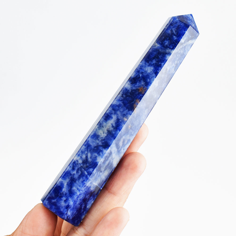 Artisian 434.00 Carats Genuine Sodalite Crystal Specimen Healing Gemstone Point