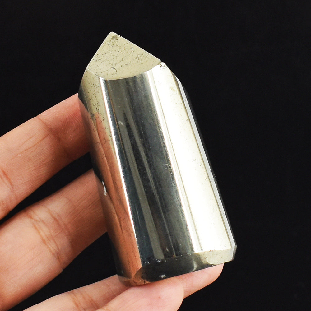 Beautiful 992.00 Cts Genuine Pyrite Crystal Specimen Gemstone Healing Point