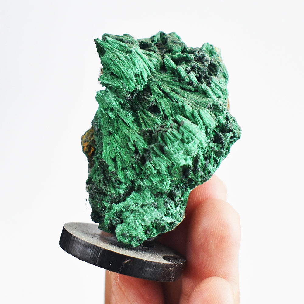 Excellent 199.00 Cts Genuine Malachite Druzy Crystal Specimen Gemstone