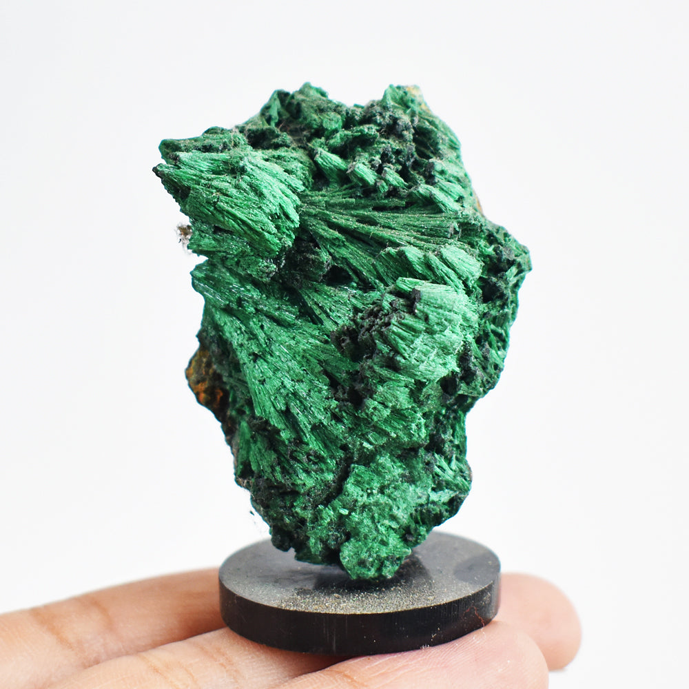 Excellent 199.00 Cts Genuine Malachite Druzy Crystal Specimen Gemstone