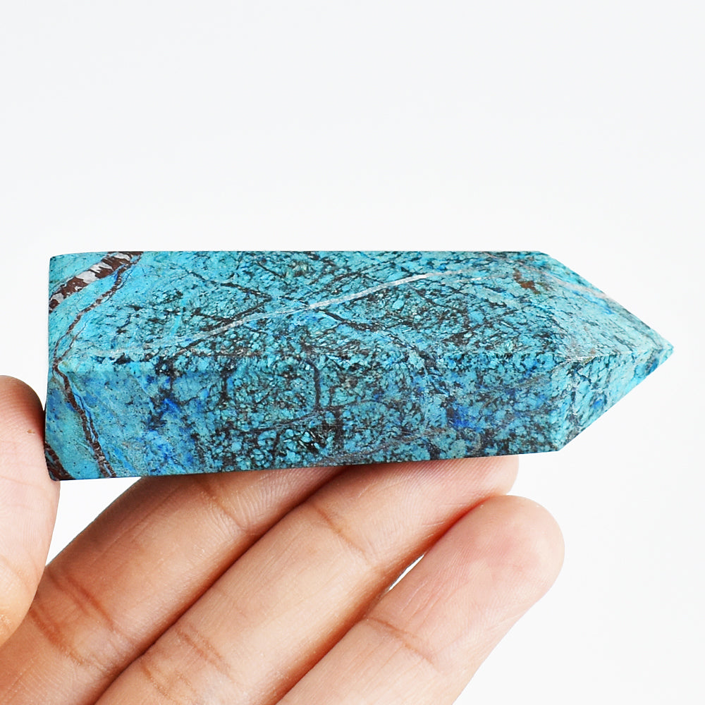 Awesome 270.00 Cts Genuine Shattuckite Crystal Specimen Gemstone Healing Point