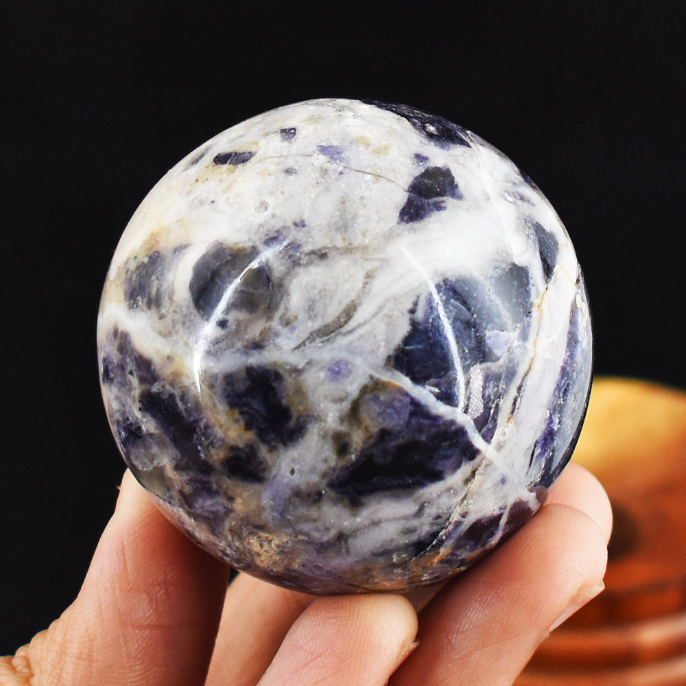 Awesome 807.00 Cts Genuine Tiffany Fluorite Healing Crystal Specimen Gemstone Sphere