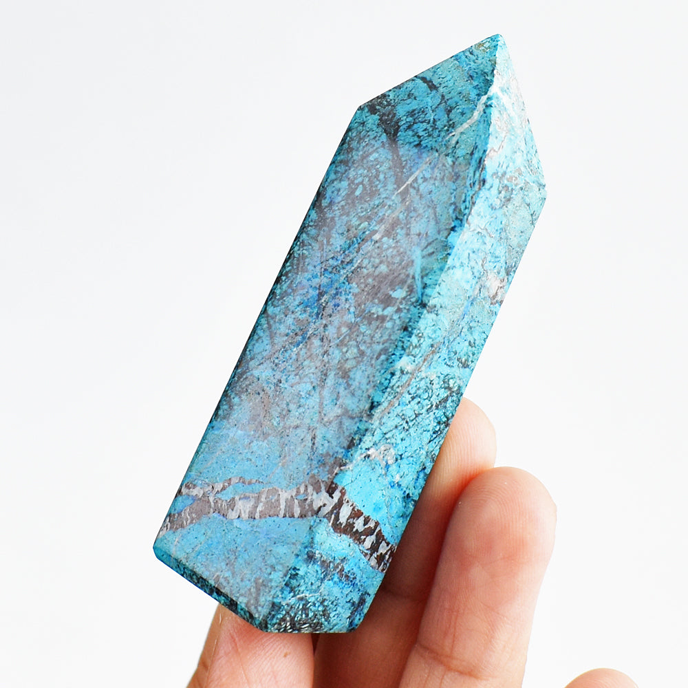 Awesome 270.00 Cts Genuine Shattuckite Crystal Specimen Gemstone Healing Point