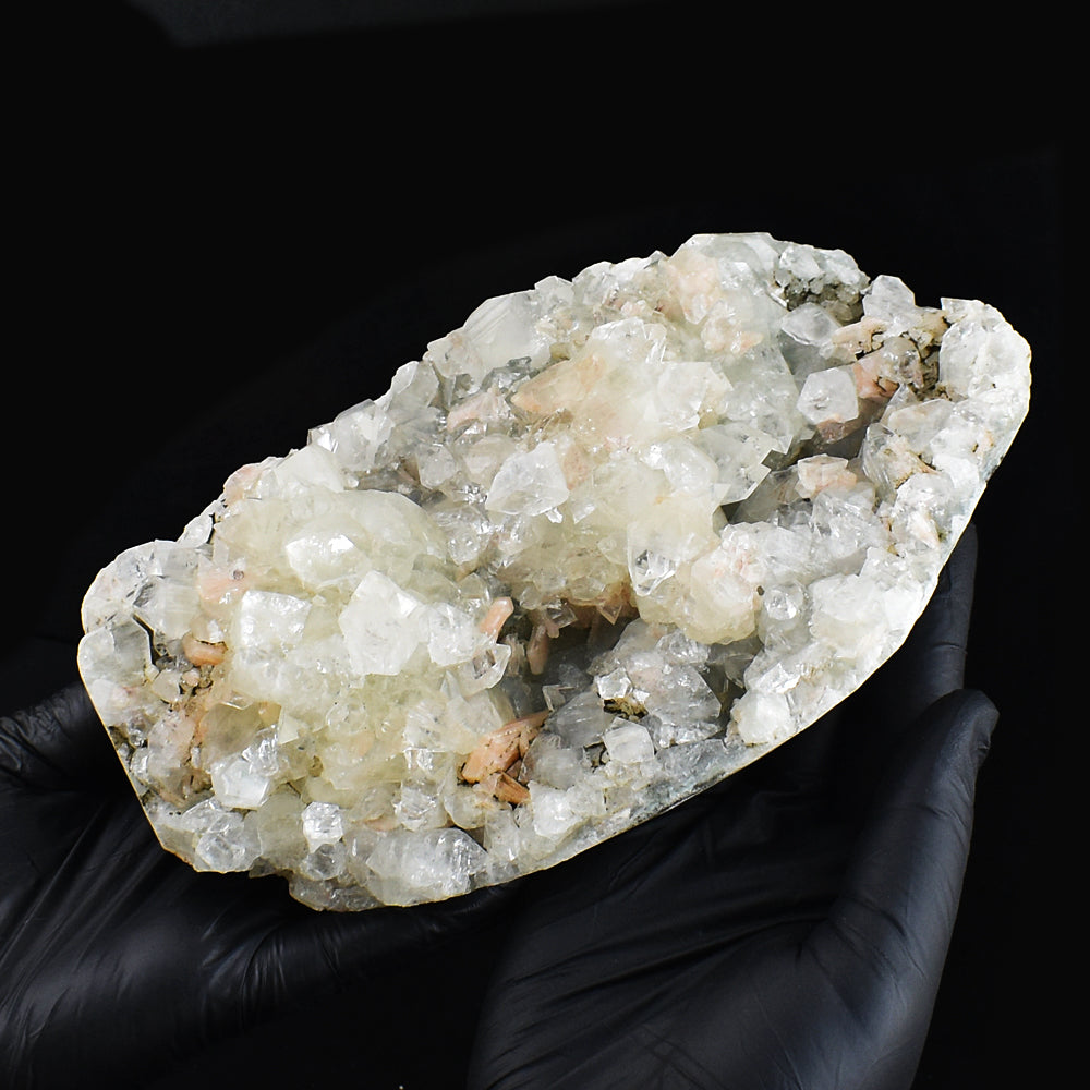 Genuine 5603.00 Cts Apophyllite With Stilbite Crystal Specimen Gemstone