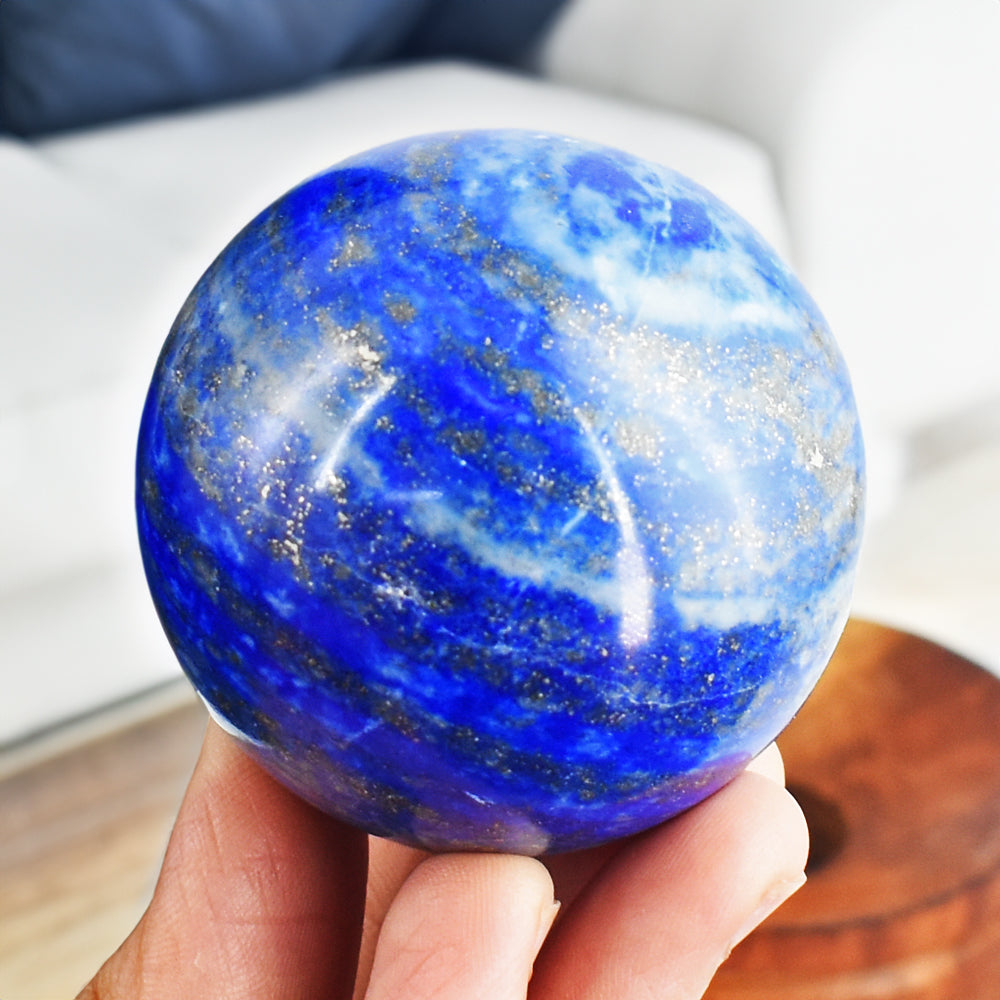 Amazing 974.00 Carats Genuine Lapis Lazuli Crystal Specimen Healing Gemstone Sphere