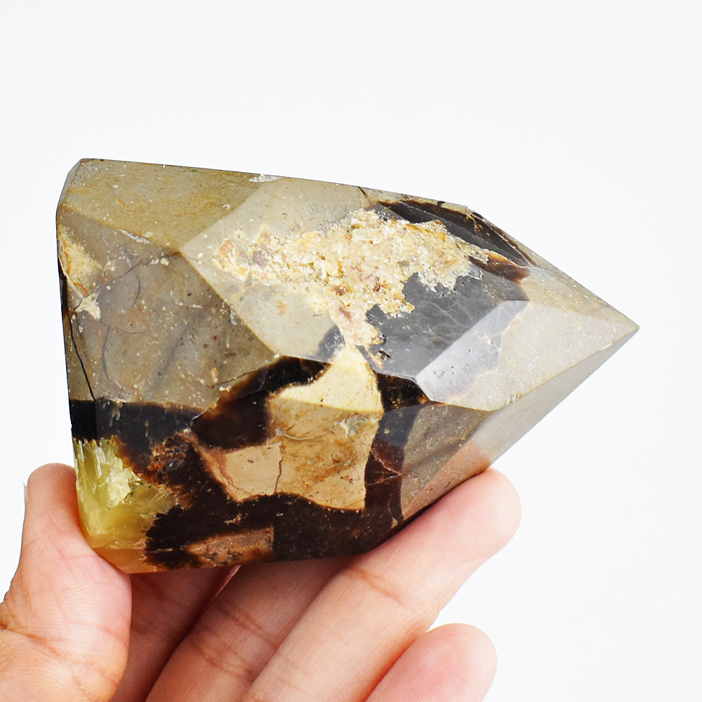 1146.00 Carats Genuine Septarian Agate Free Form Crystal Specimen Healing Gemstone Tower