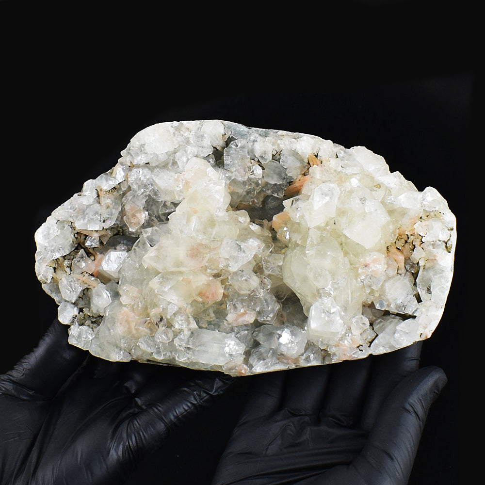 Genuine 5603.00 Cts Apophyllite With Stilbite Crystal Specimen Gemstone