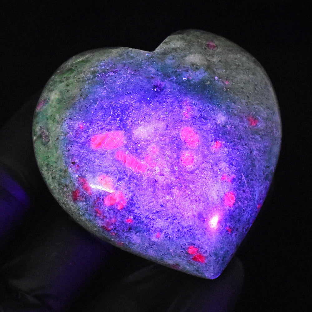 Awesome 778.00 Cts Genuine Pink In Ruby Fuchsite Crystal Specimen Gemstone Healing Heart