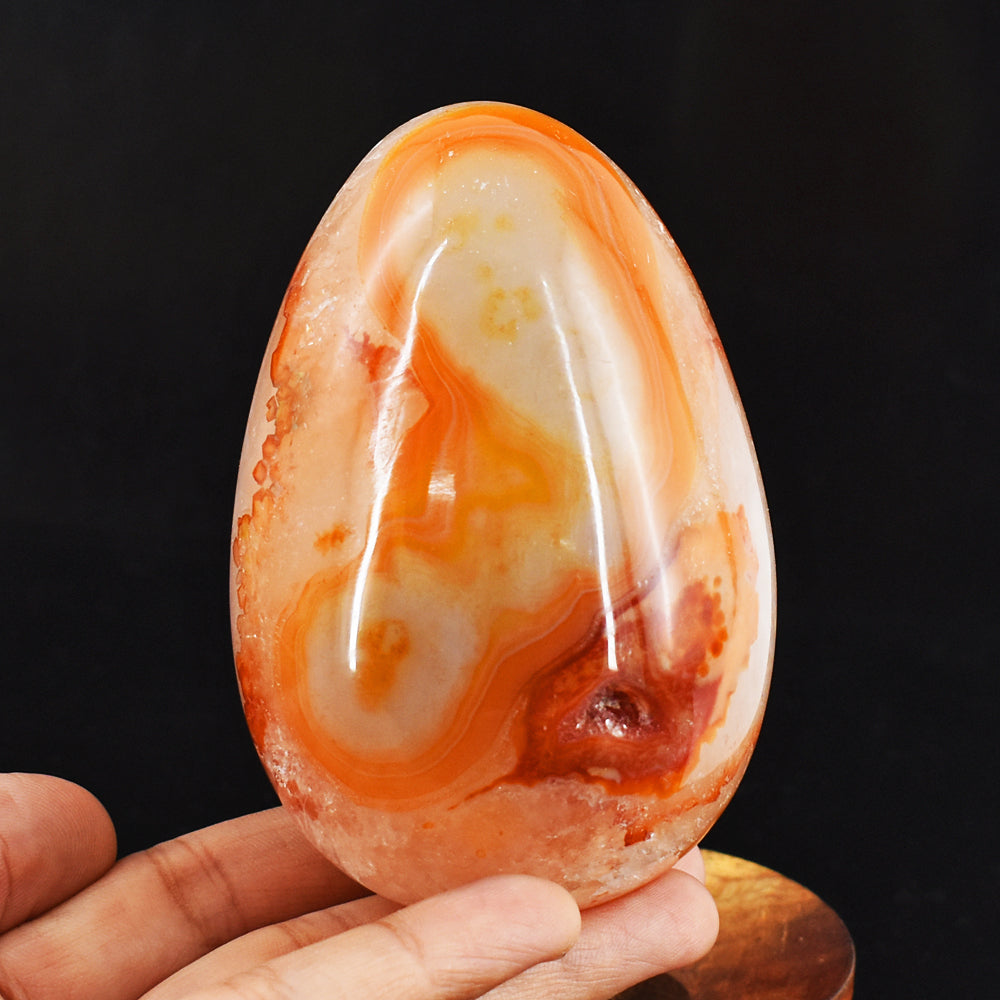 Genuine 2149.00 Cts Carnelian Crystal Specimen Healing Gemstone Egg