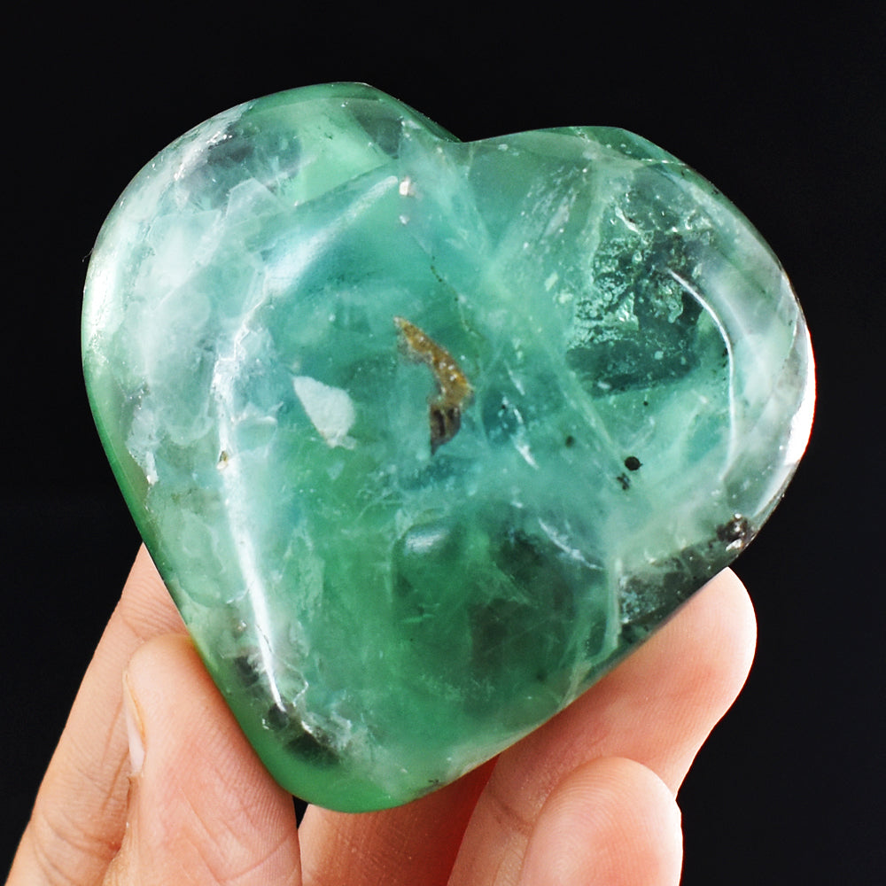 Craftsmen 674.00 Cts Genuine Green Fluorite Crystal Specimen gemstone Healing Heart