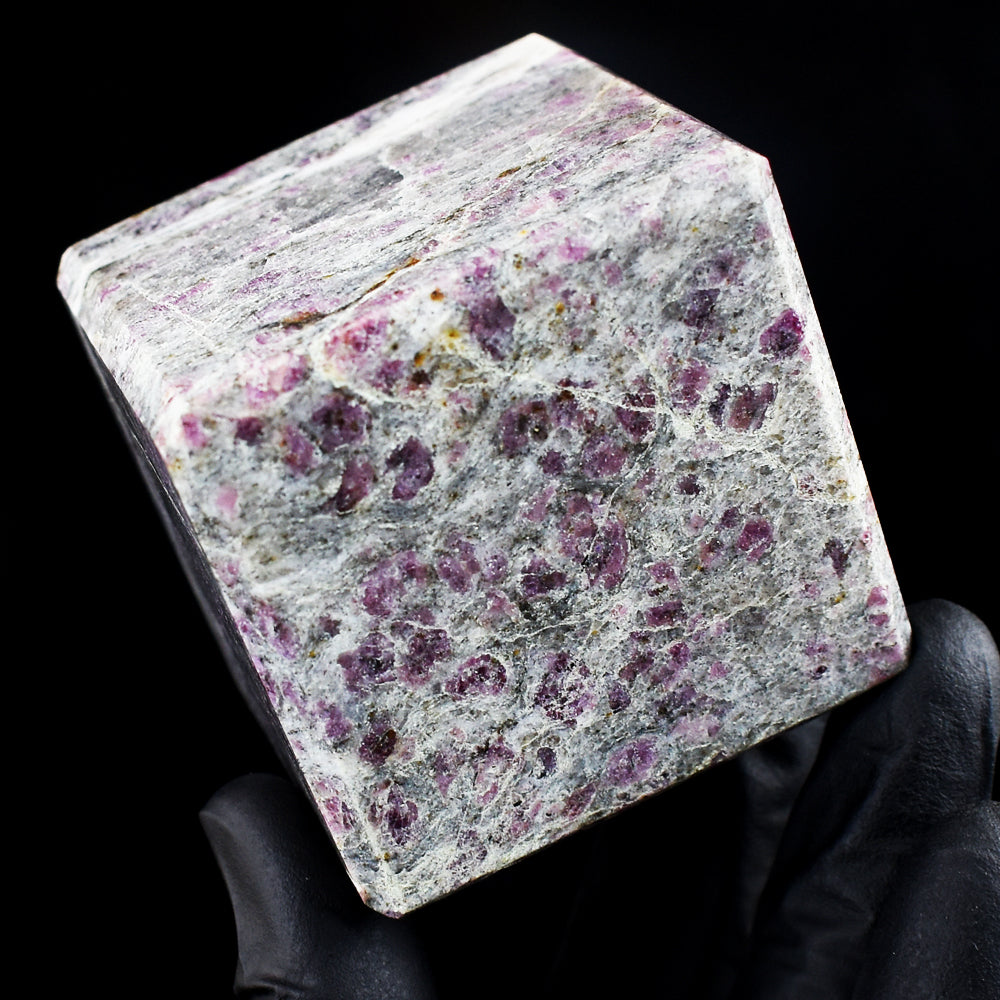 Amazing 1868.00 Carats Genuine Eudialyte Crystal Specimen Gemstone Cube