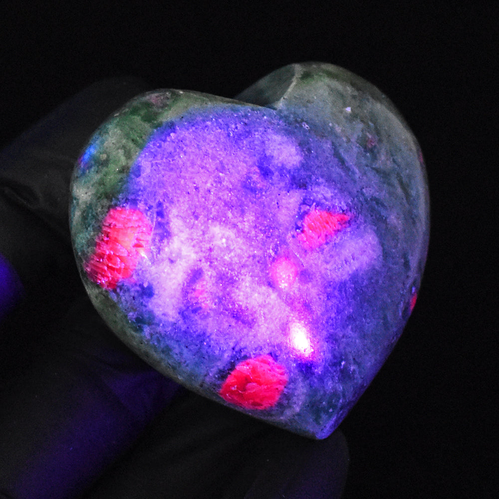 Awesome 517.00 Cts Genuine Pink In Ruby Fuchsite Crystal Specimen gemstone Healing Heart