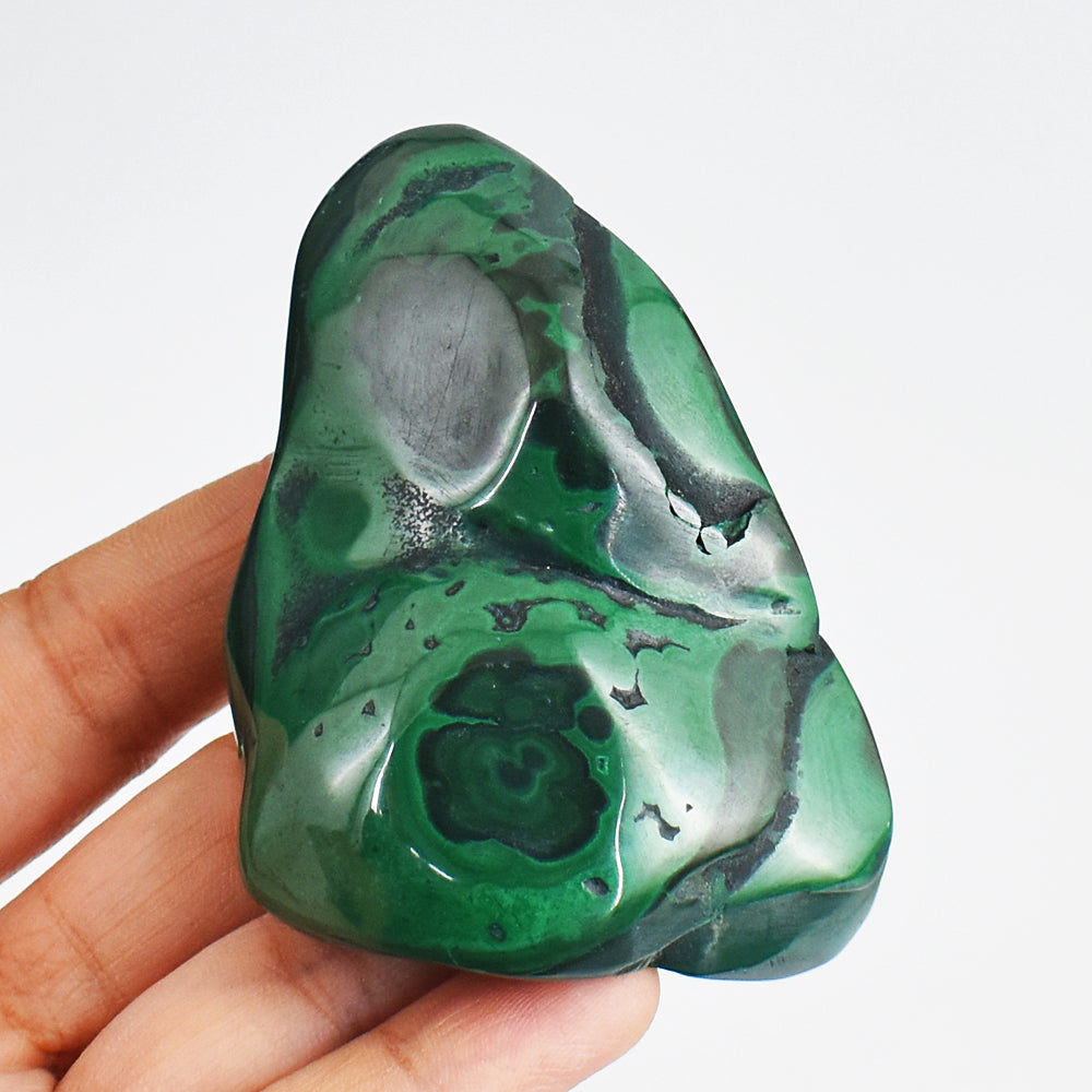 Exclusive 895.00 Cts Genuine Malachite Free Form Crystal Specimen Healing Gemstone