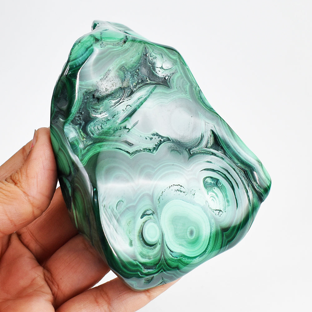 2019.00 Cts Genuine Malachite Crystal Specimen Healing Gemstone Free Form