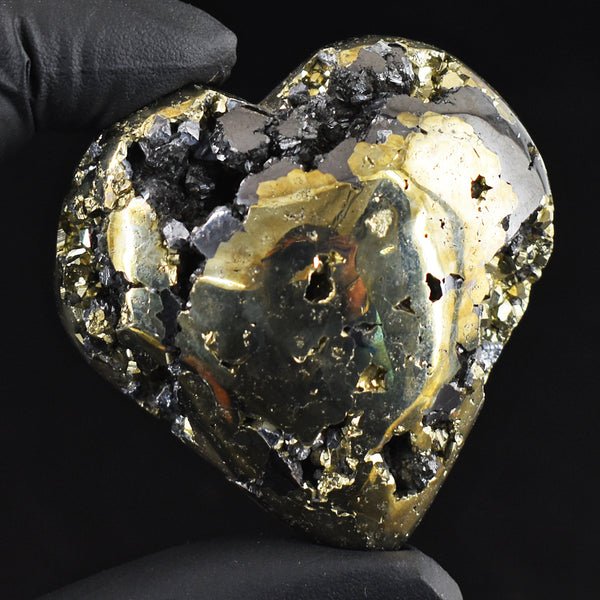 Exclusive 604.00 Cts Genuine Pyrite Druzy Crystal Specimen Gemstone Healing Heart