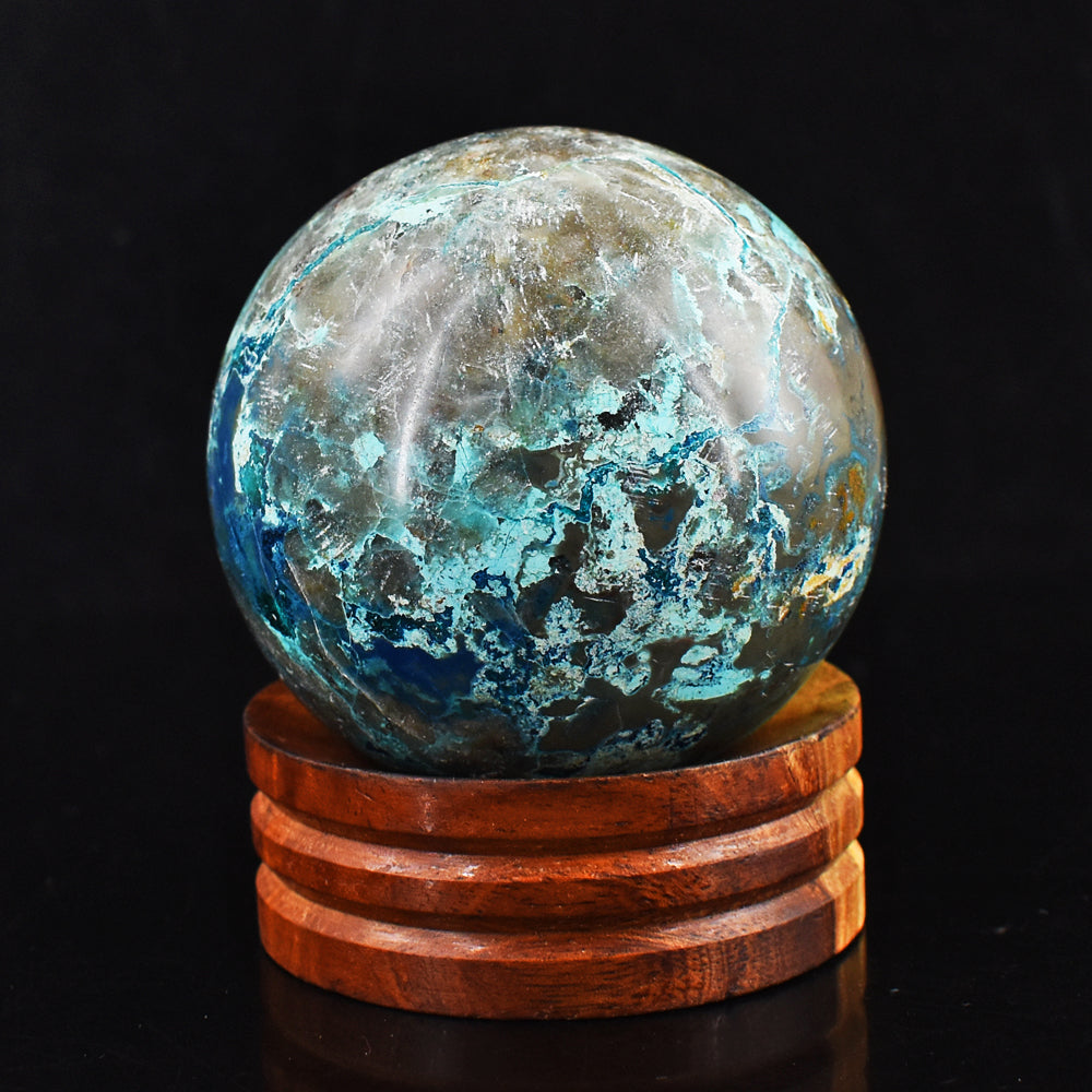 Gorgeous 1431.00 Cts Genuine Shattuckite Crystal Specimen Healing Gemstone Sphere