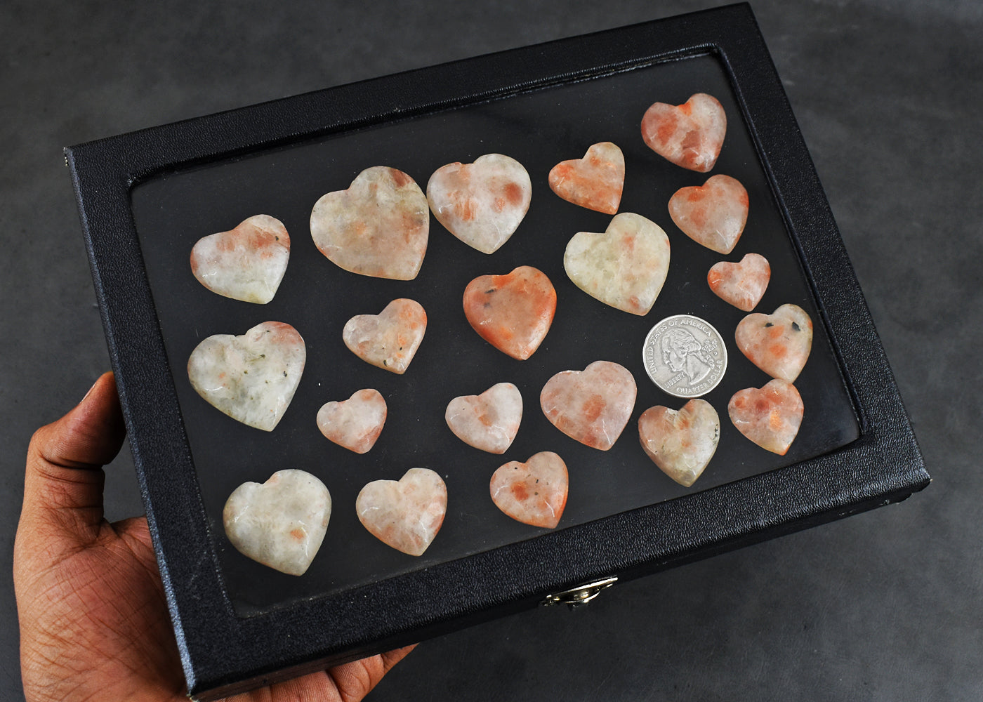 Natural 649.00 Carats  Genuine Sunstone Untreated Gemstone Cabochon Lot