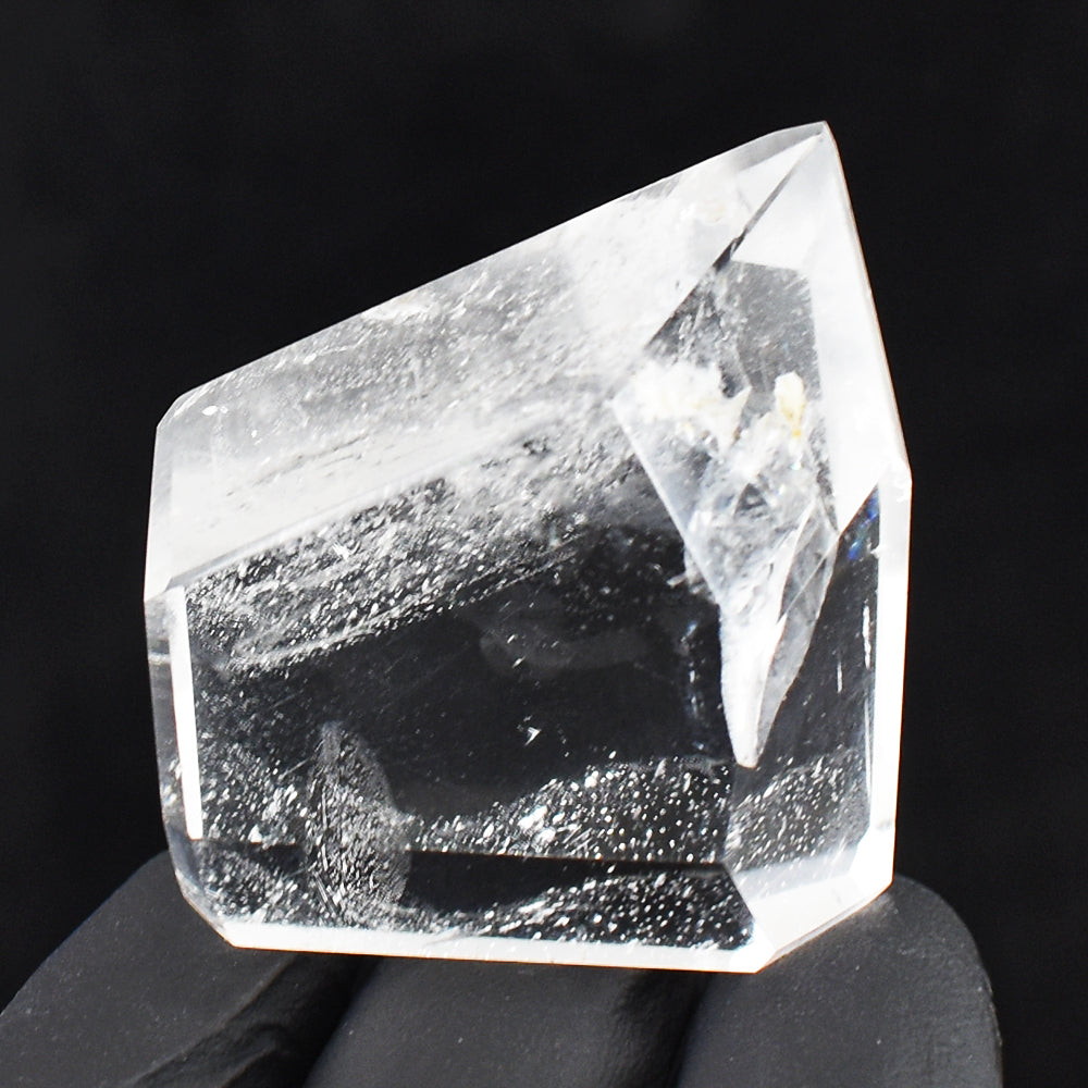 Amazing 260.00 Cts Genuine White Quartz Crystal Specimen Free Form Point