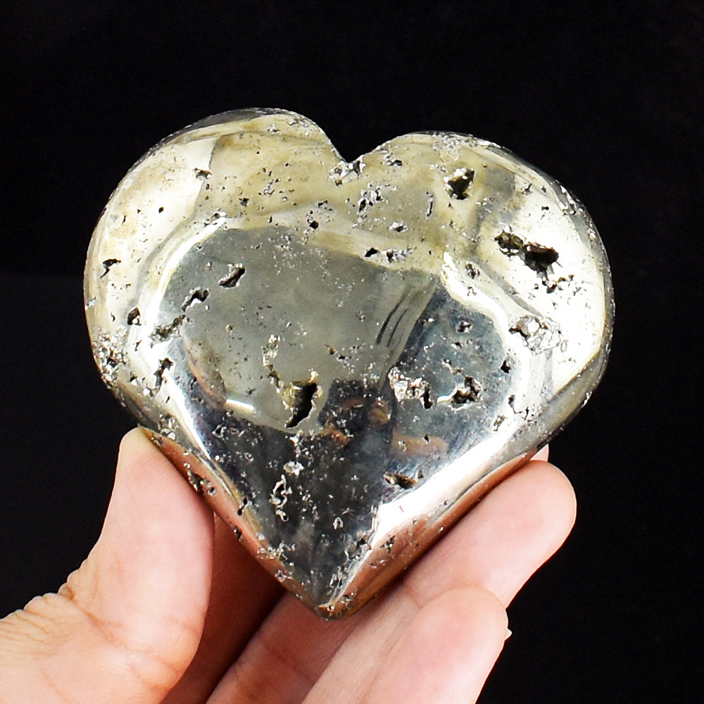 Excellent 1189.00 Cts Genuine Pyrite Druzy Crystal Specimen Healing Gemstone Heart