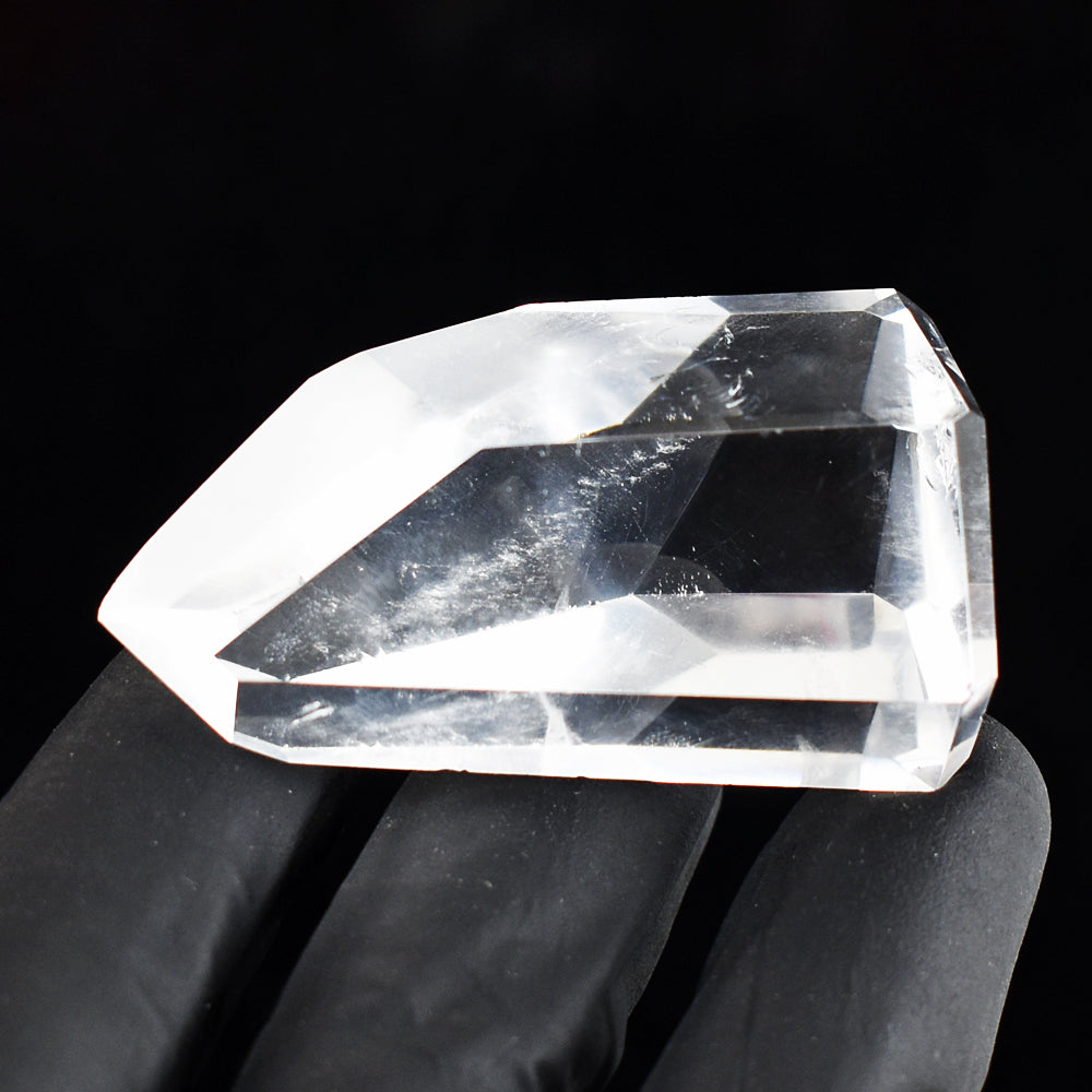 Artisian 244.00 Cts Genuine White Quartz Free Form Crystal Specimen Gemstone Healing Point