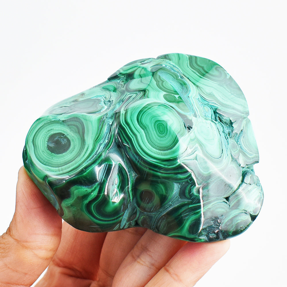 Artisian 1280.00 Cts Genuine Malachite Crystal Specimen Gemstone Healing Free Form