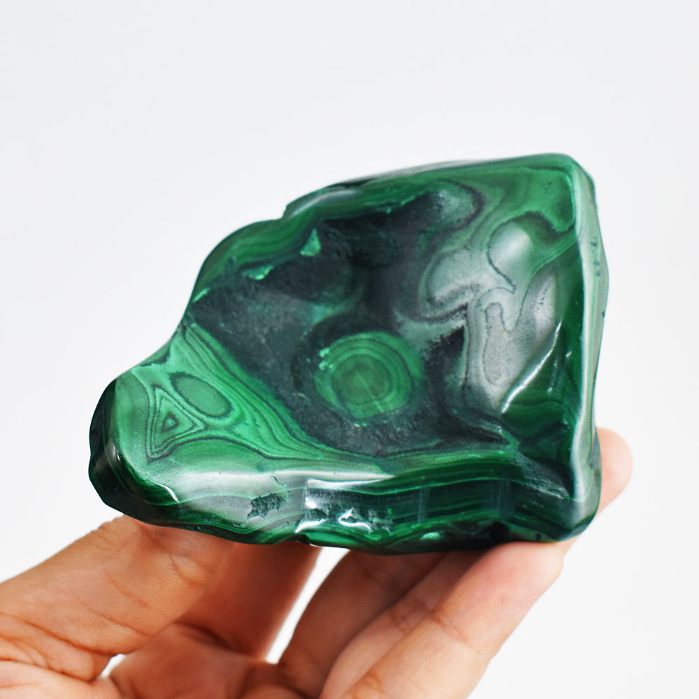 Exclusive 1349.00 Cts Genuine Malachite Free Form Crystal Specimen Healing Gemstone