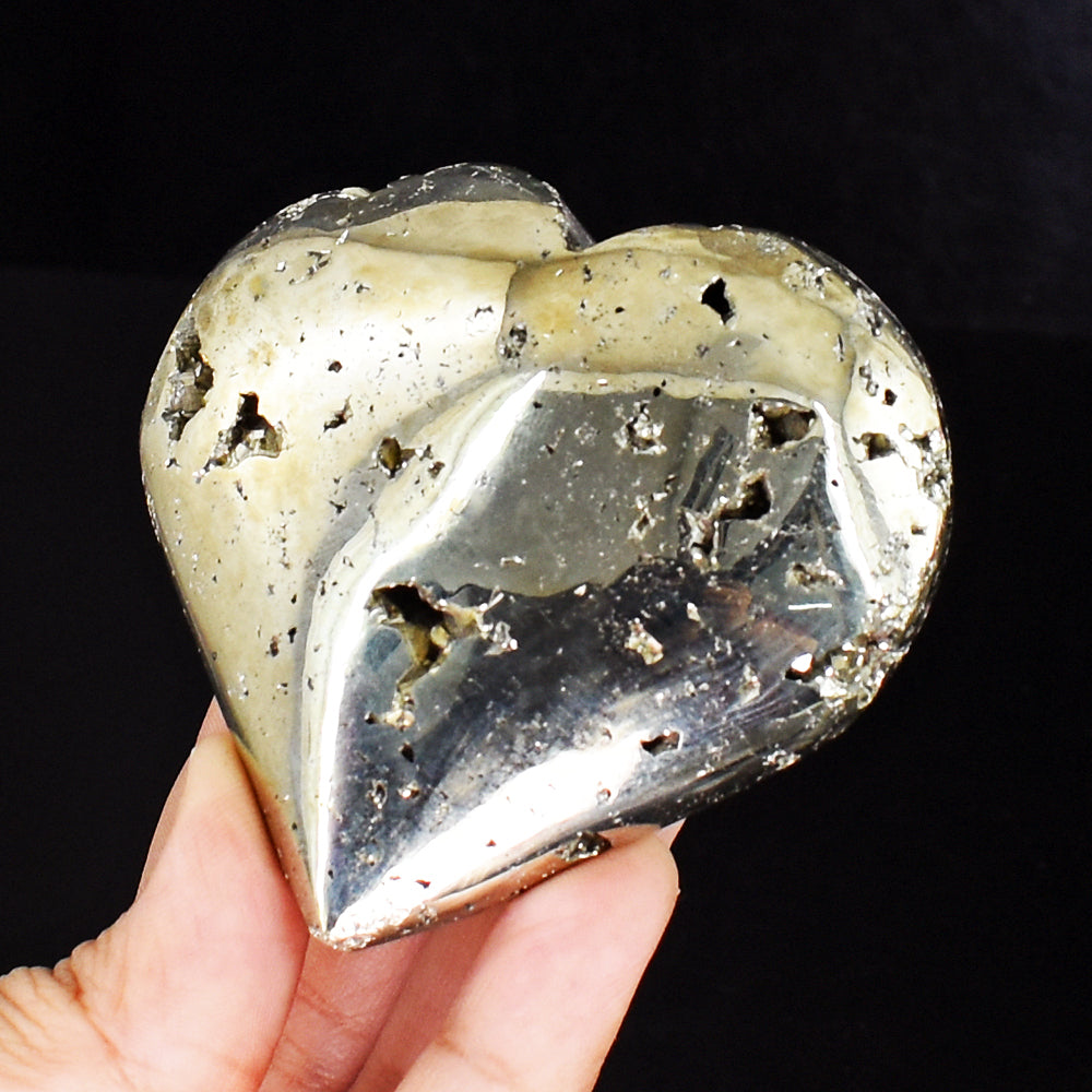 Excellent 1189.00 Cts Genuine Pyrite Druzy Crystal Specimen Healing Gemstone Heart