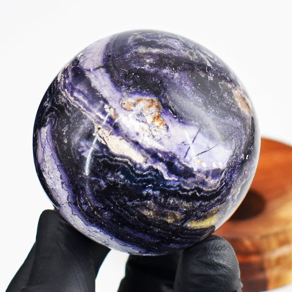 Gorgeous 1079.00 Cts Genuine Tiffany Fluorite Gemstone Crystal Specimen Sphere