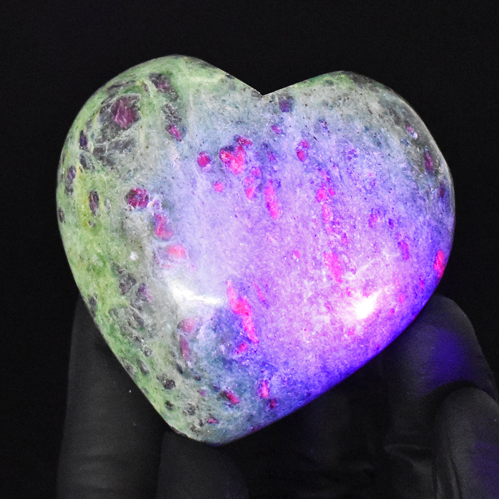 Genuine 682.00 Cts Pink In Ruby Fuchsite Crystal Specimen Healing Gemstone Heart