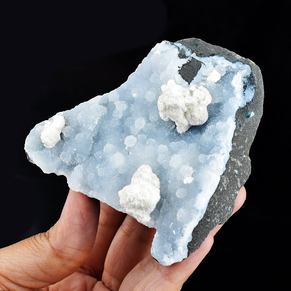 Gorgeous 1236.00 Cts Genuine Chalcedony Crystal Specimen Gemstone